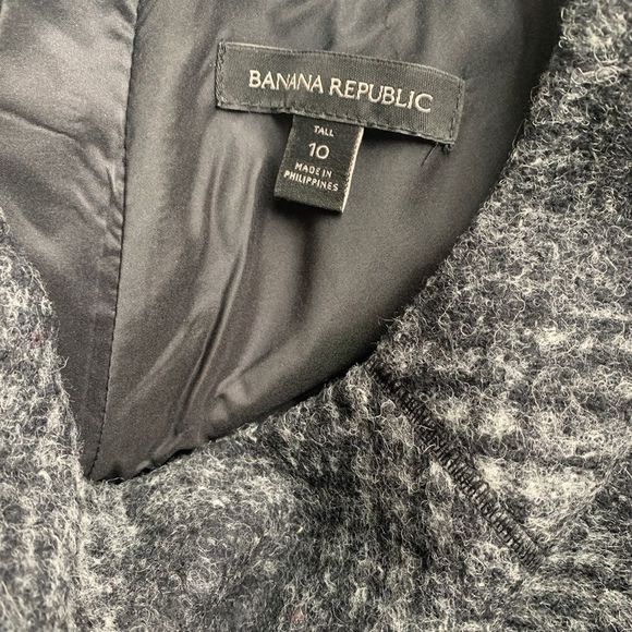 Warm Wool Blend Figure Flattering Plaid Midi Dress 10 Tall - Picture 9 of 10